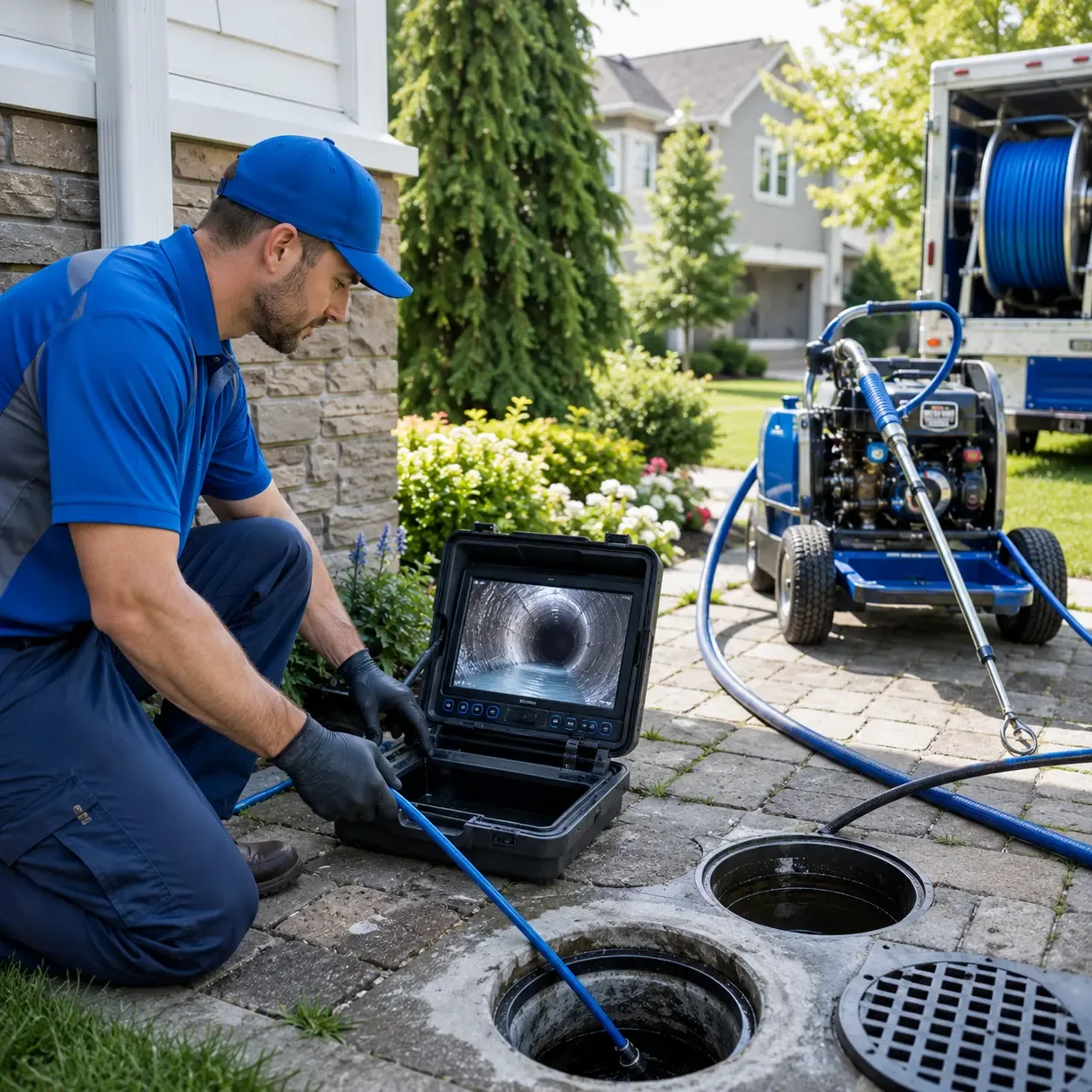 Outdoor drain cleaning professionals serving Napoleon, OH